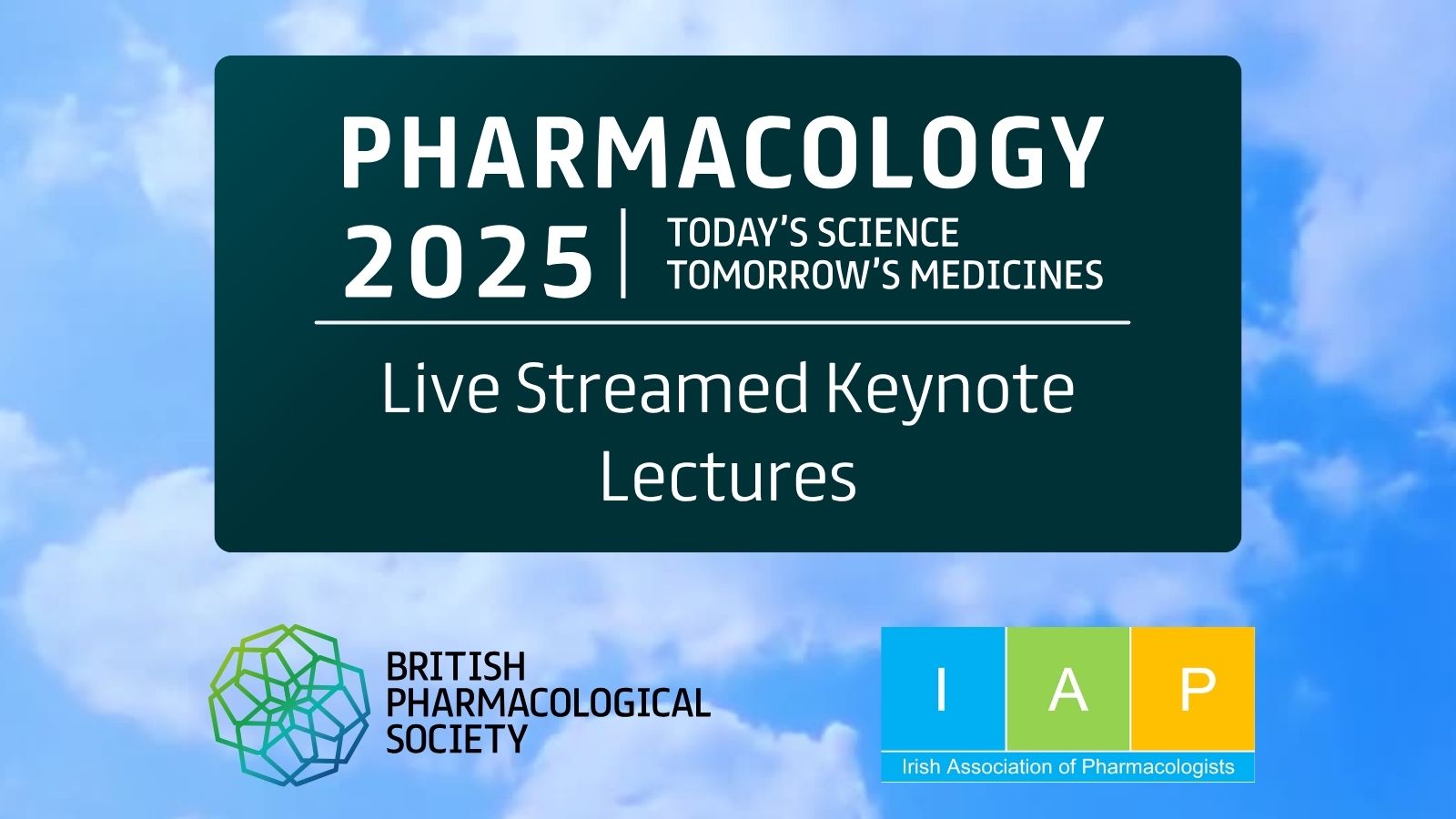 Pharmacology 2025 - Live Streamed Keynote Lectures