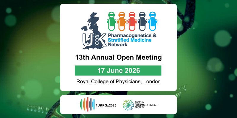 UK Pharmacogenetics and Stratified Medicine Network 13th Annual Conference