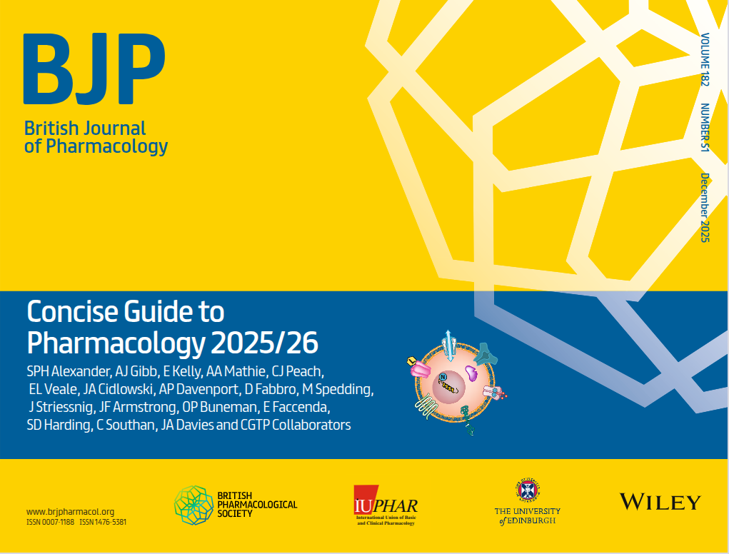 Cover of the Concise Guide to Pharmacology 2025/26